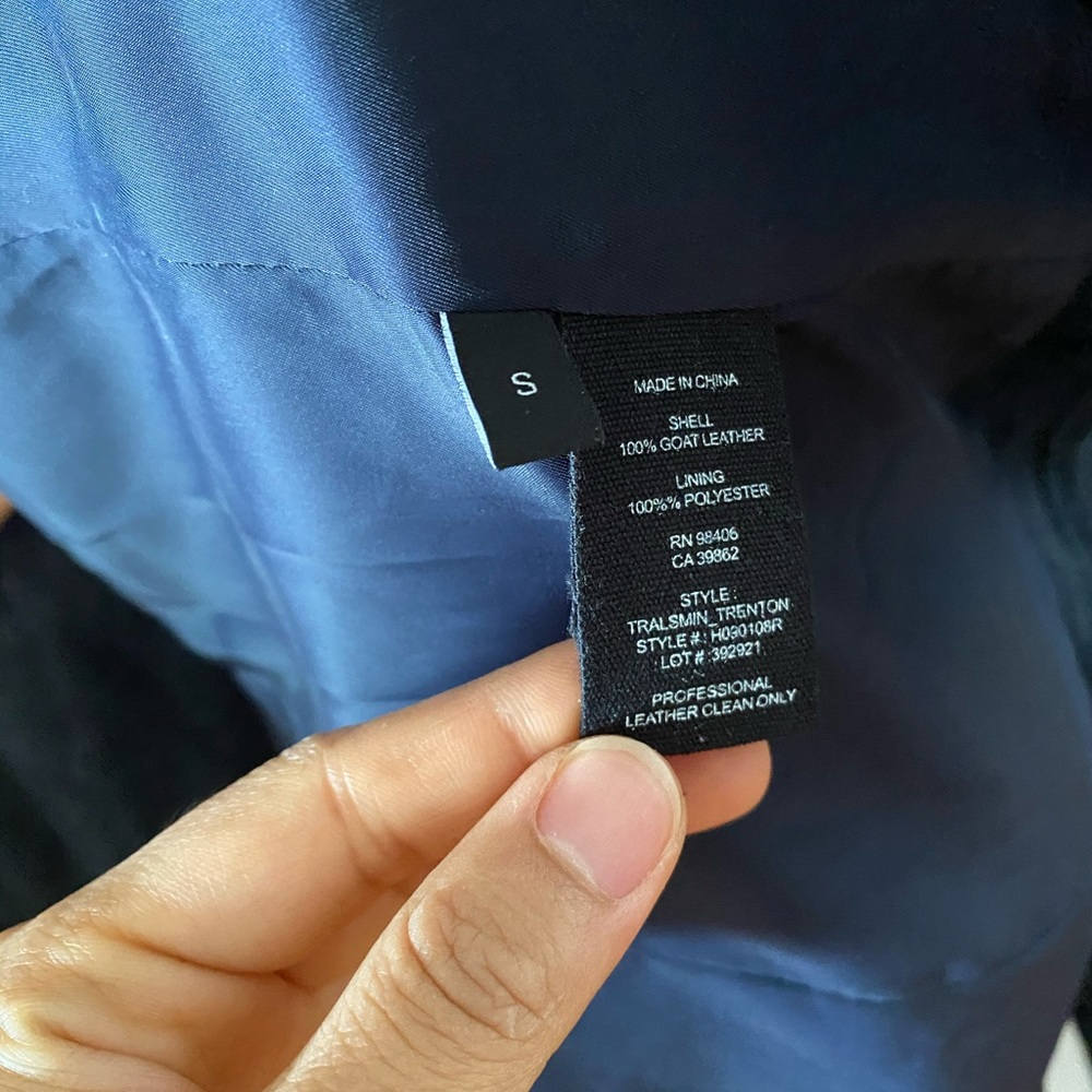 Theory Tralsmin oversized suede moto jacket - Picture 5 of 9